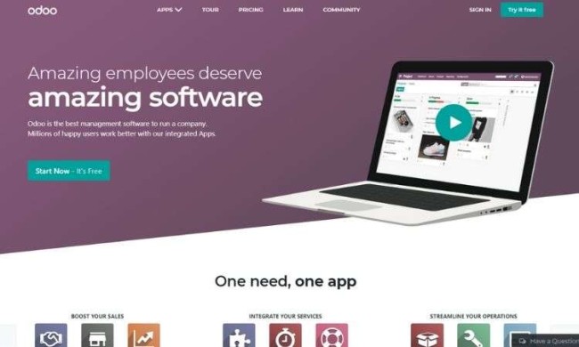 Odoo website