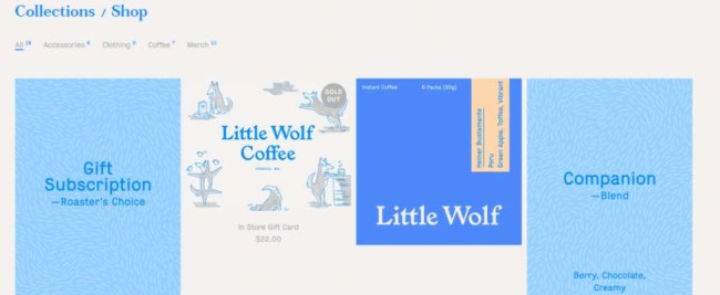 Little Wolf's brand visual identity