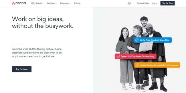 Asana website