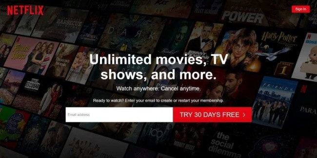 best tech websites: Netflix