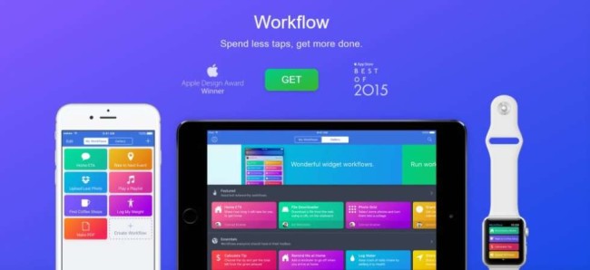 A screenshot from Workflow time management app