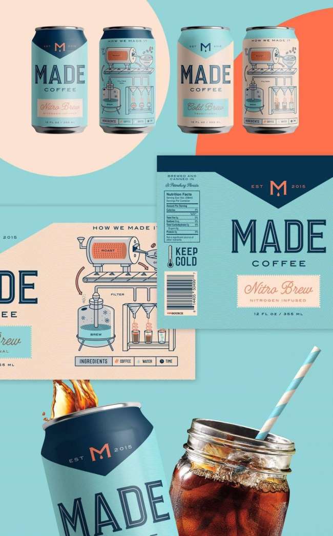 Food packaging design: MADE Coffee