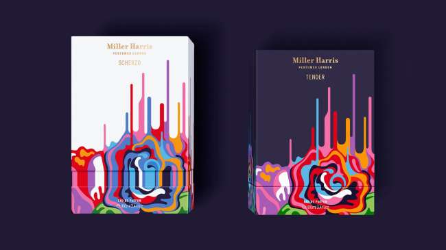  product packaging design: Miller Harris Tender