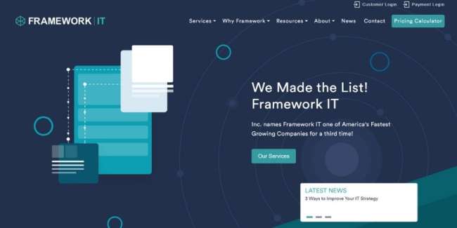 Framework IT website