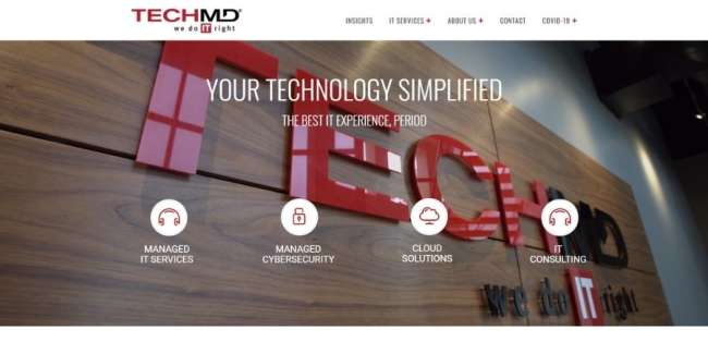 TechMD website