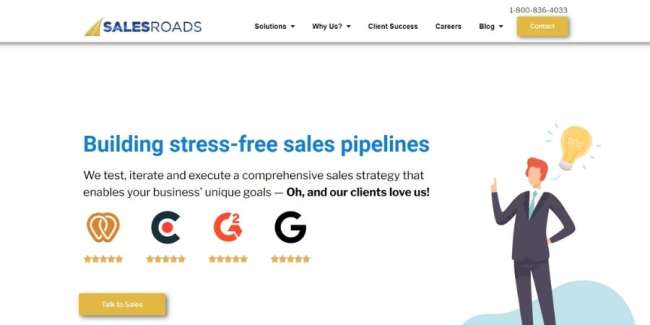 SalesRoads website