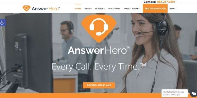 Answering service companies: AnswerHero