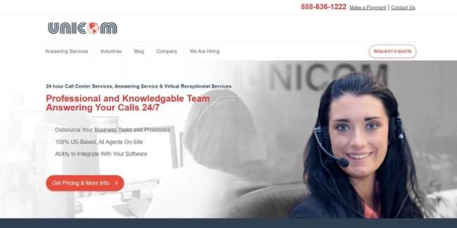 Answering service companies: Unicom