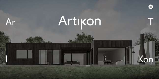 Progettazione di siti web di architettura Artikon