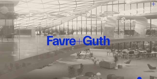 Progettazione sito web architettura Favre+Guth