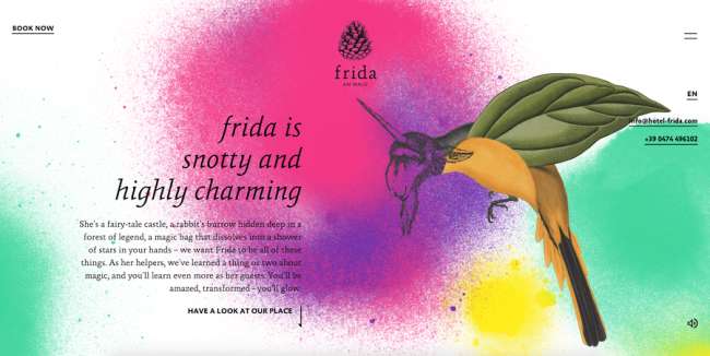 Hotel Frida Travel Website Design