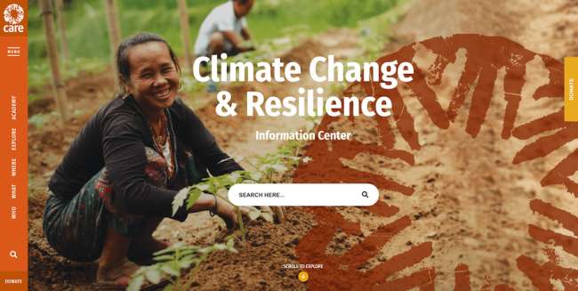 Cura Cambiamento climatico e resilienza Migliori notizie e design di siti web per riviste