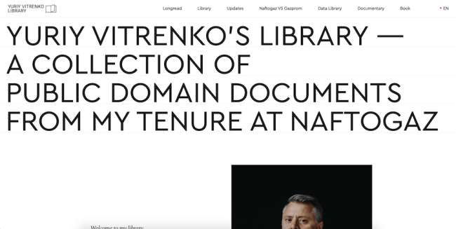 I migliori progetti di siti Web di notizie e riviste della biblioteca di Yuriy Vitrenko