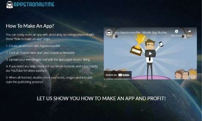 AppstronautME website