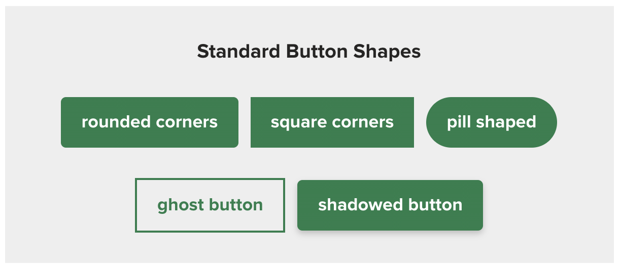 Beispiele für Standard-Button-Formen