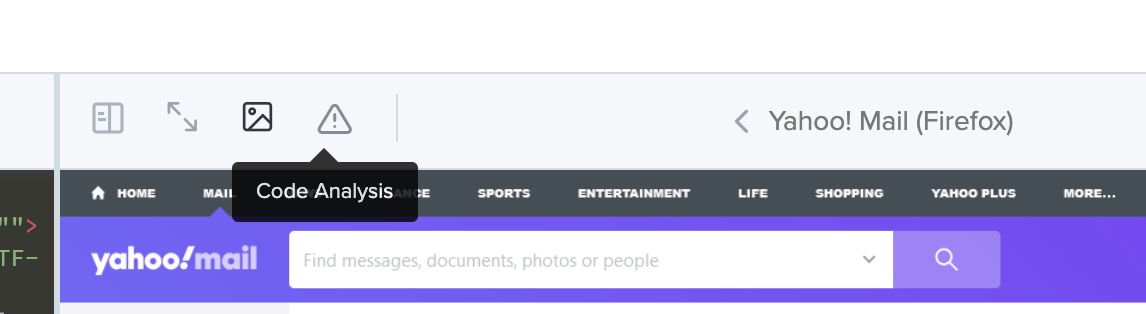 Litmus Builder E-Mail-Code-Analyse für Yahoo! E-Mail-Vorschau