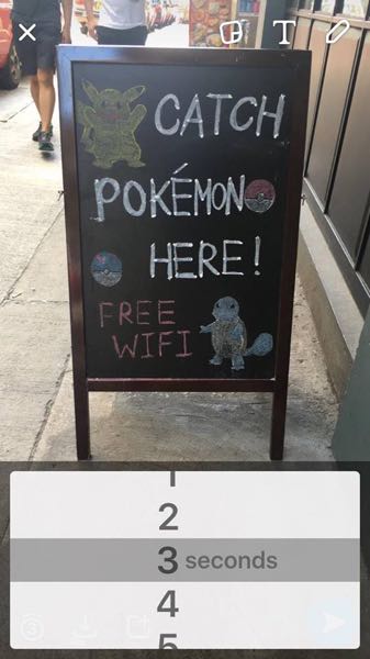 Foto de Pokémon Snapchat Timer