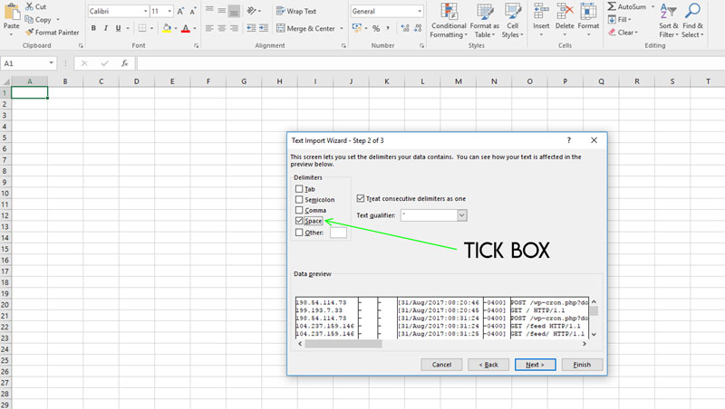 excel import