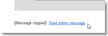 Gmailクリッピングメッセージ