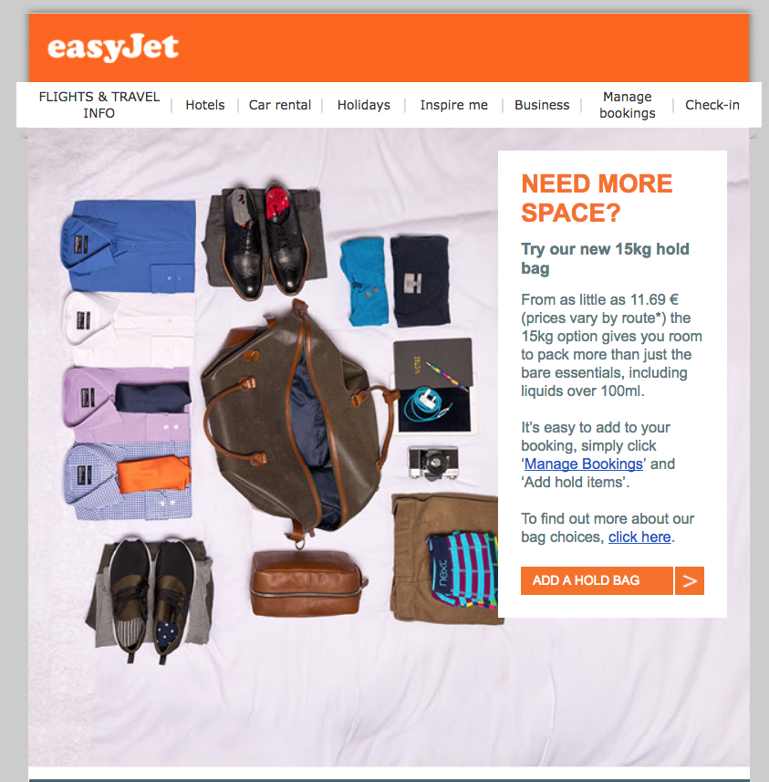 Easyjetメール