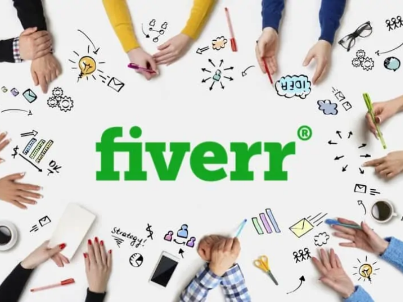 بيع الفن الخاص بك على الإنترنت مع Fiverr