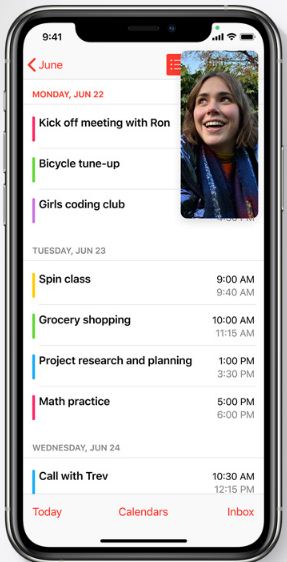 image dans l'image Apple iOS 14 examen