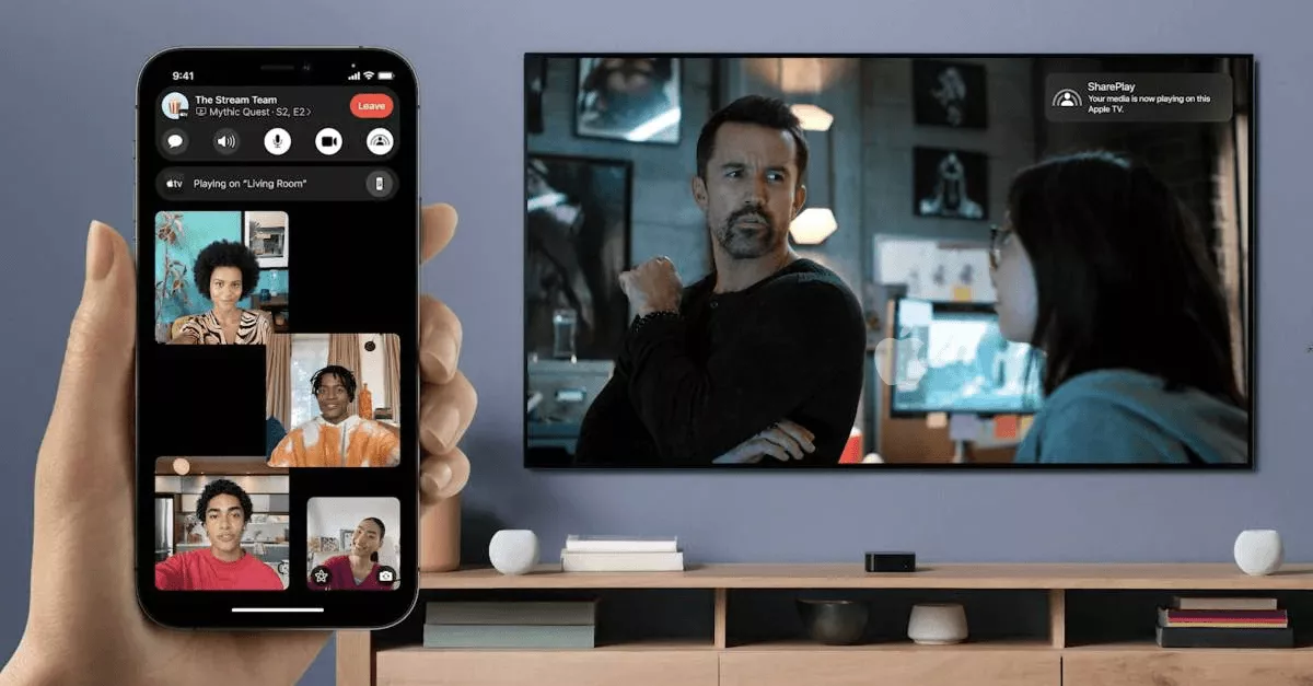 Apple IOS 15 FaceTime-Anrufe mit SharePlay