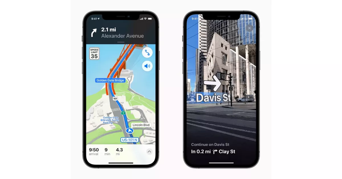 Apple IOS 15 Apple Maps