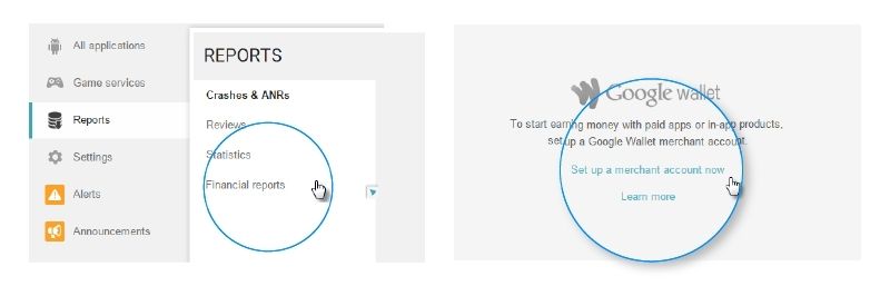 เชื่อมโยงบัญชีนักพัฒนาซอฟต์แวร์ของคุณกับบัญชีผู้ขาย Google Wallet