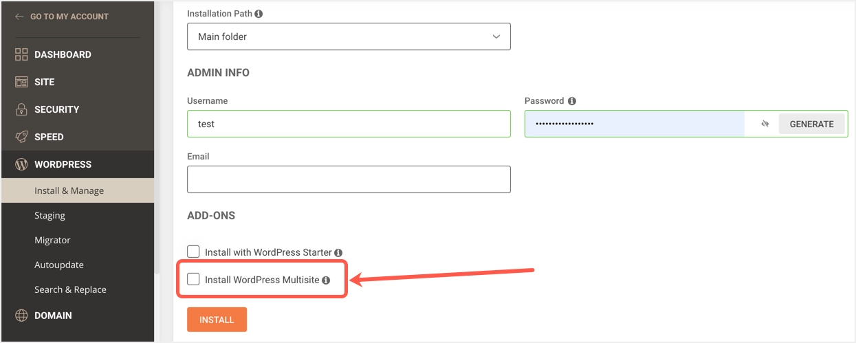 قم بتثبيت Multisite في WordPress