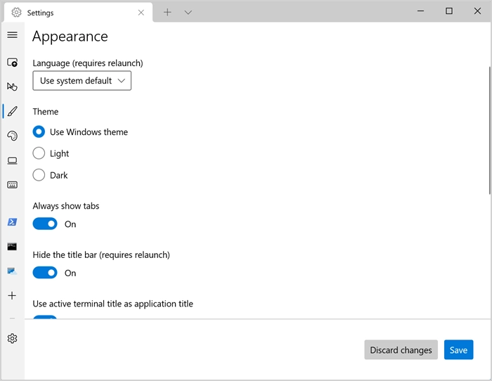 Personnaliser les paramètres du terminal Windows