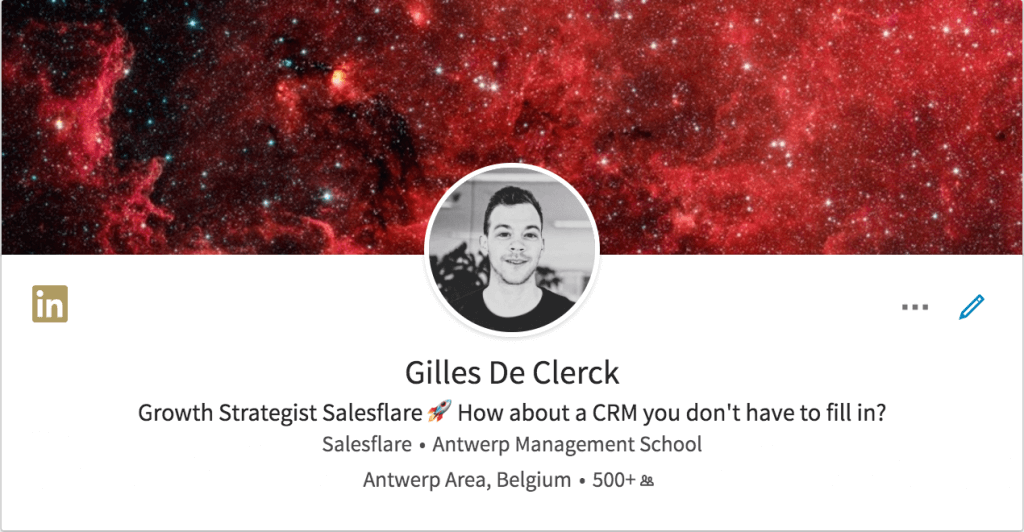 Perfil de Linkedin de Gilles DC