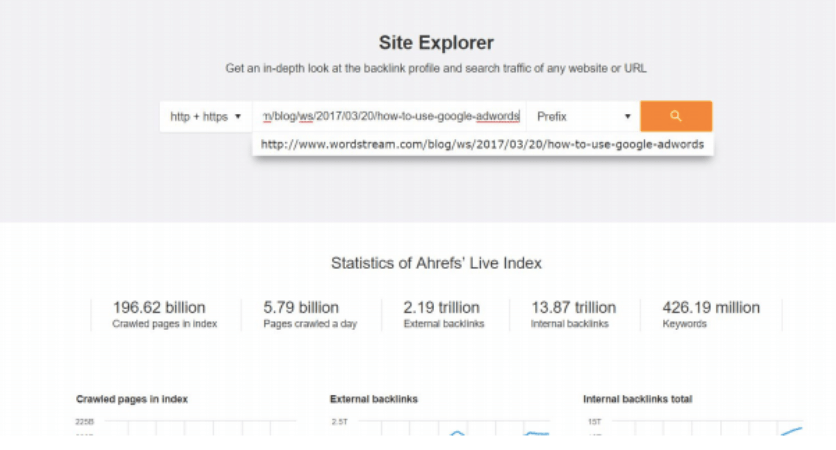 Explorador de sites Aherfs