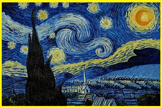 Cuadro La noche estrellada de Van Gogh