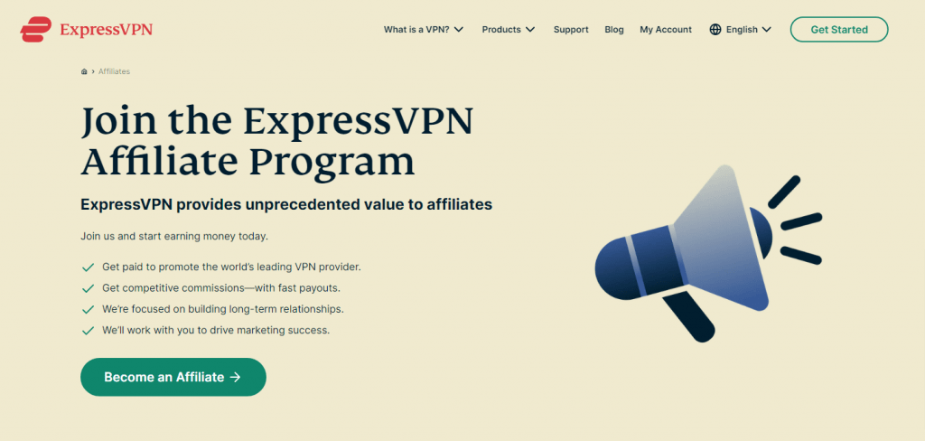 Express VPN- program afiliasi vpn