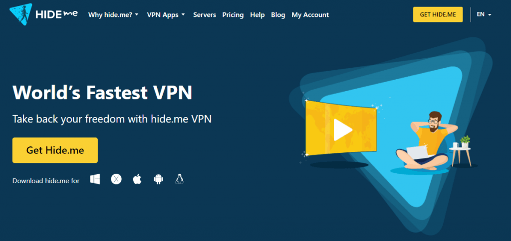 Hide.me- program afiliasi vpn