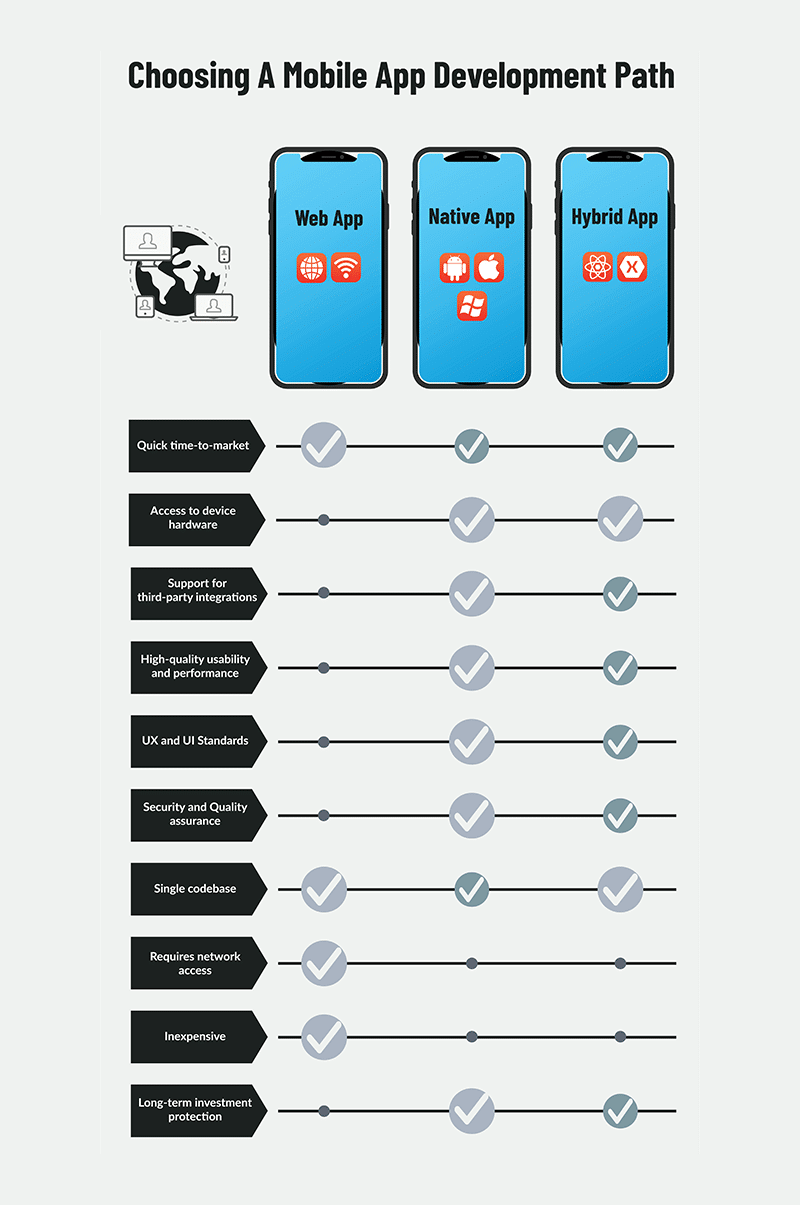 choosing a mobile app development path