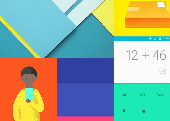 Bold Colours Material Design