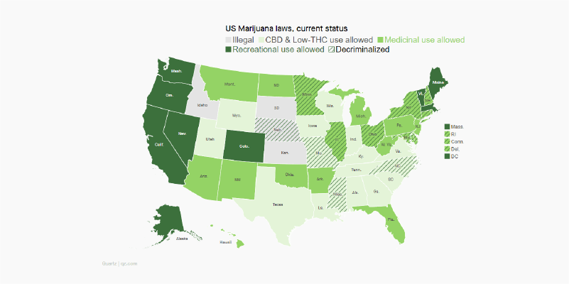 The Regions Where Cannabis is Legal