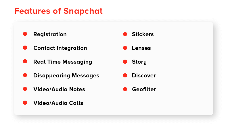 Le funzionalità indispensabili dell'app Snapchat Like