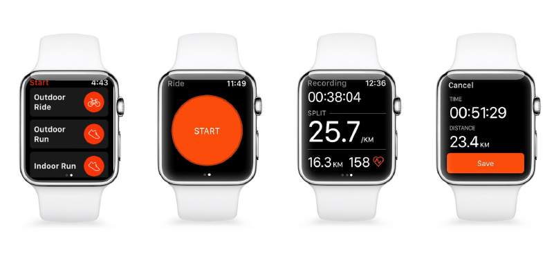 wearable app ui