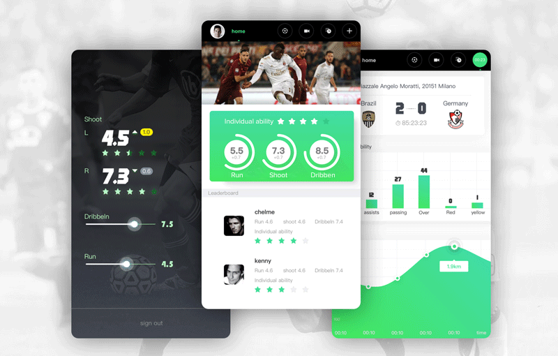 Fantasy Sports App design