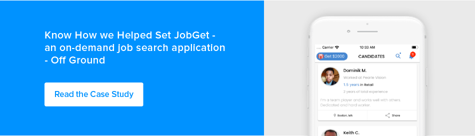 Appinventiv JobGet case study