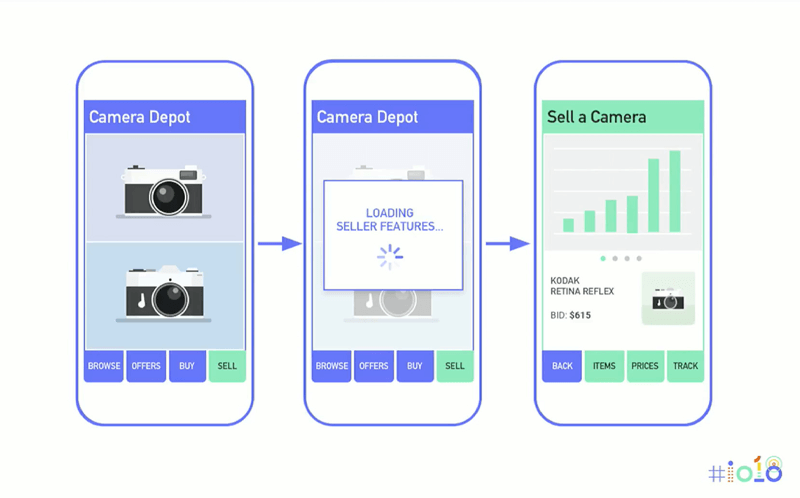 Dynamic delivery in app bundle