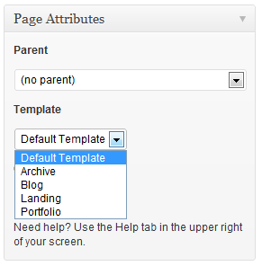 Page Templates