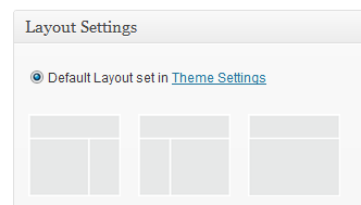 Layout Settings