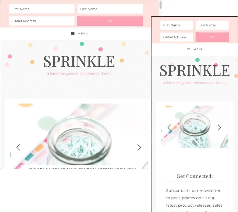 Sprinkle Pro Genesis Child Theme