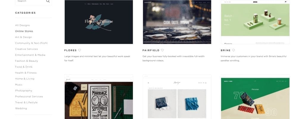 Online Store Website Templates — Squarespace