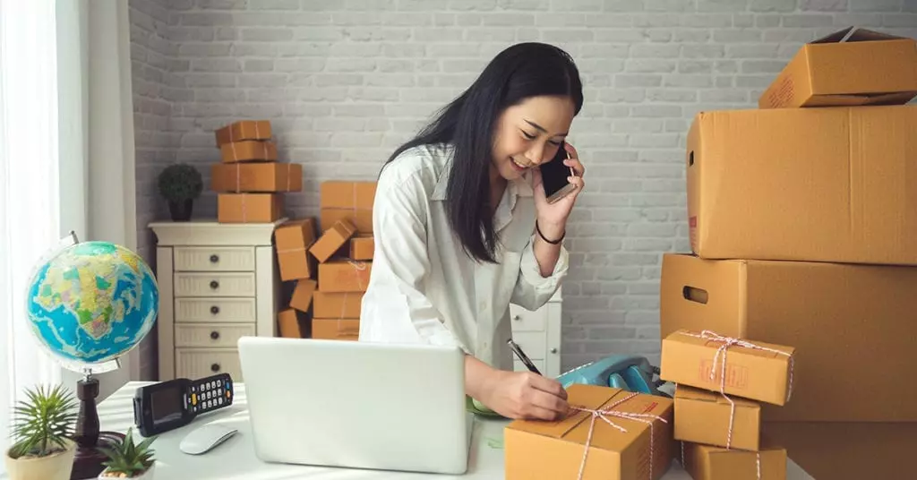 Woman Handing Her Own Fulfillment