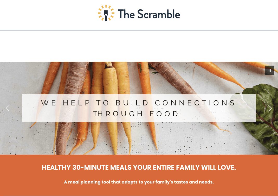 The Scramble Meal Planning